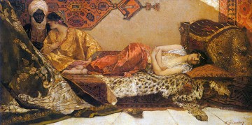 アラブ Painting - オダリスク ジャン・ジョゼフ・ベンジャミン・コンスタン・アラベール